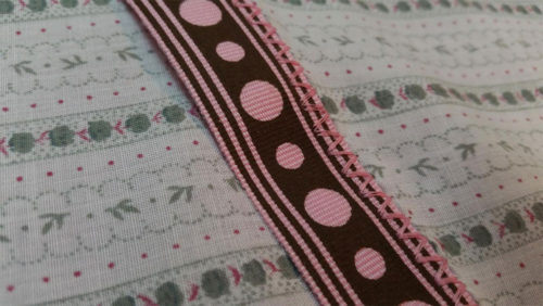 Craftcore Fidget Quilt Block 1 - embellishments zig zag stitch